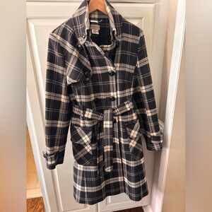 Karen Millen Plaid Coat